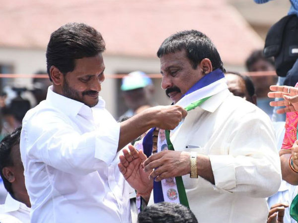 Ex MLA from Congress joined in YSR Congress Party Ex MLA from Congress joined in YSR Congress Party