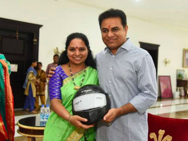 KCR, KTR and Harish Rao wishes MP Kavitha on her birth day KCR, KTR and Harish Rao wishes MP Kavitha on her birth day
