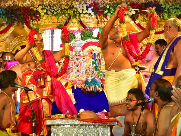 తిరుకల్యాణోత్సవంలో పాల్గొన్న నరసింహన్ దంపతులు