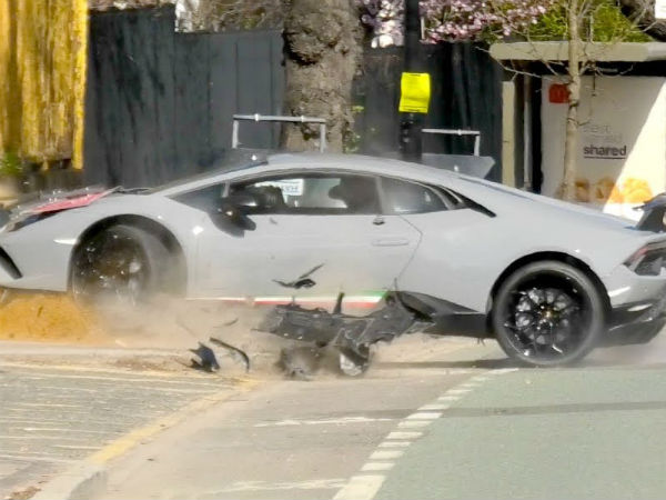 Lamborghini Car Performante LOSES control and CRASHES into a Tree Lamborghini Car Performante LOSES control and CRASHES into a Tree