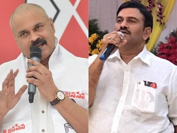Challenges between Narasapuram Loksabha candidates : Naga Babu vs Raghu Challenges between Narasapuram Loksabha candidates : Naga Babu vs Raghu