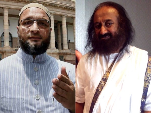 Asaduddin Owaisi opposes Sri Sri Ravi Shankar as mediator Asaduddin Owaisi opposes Sri Sri Ravi Shankar as mediator