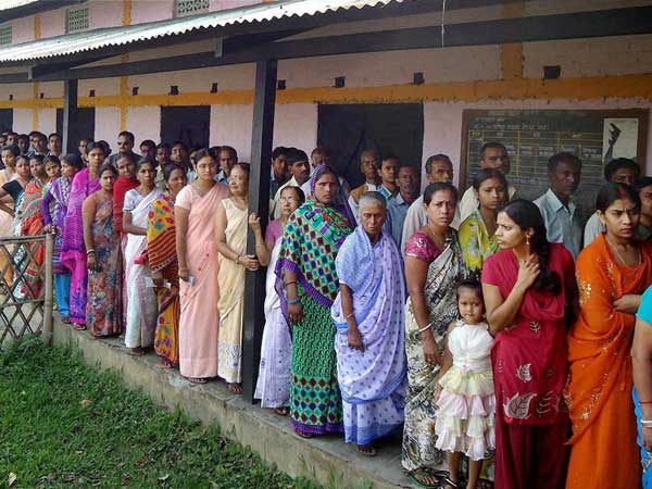 Assam records 42 percent polling till 1pm Assam records 42 percent polling till 1pm