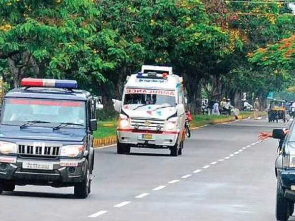సమయంతో పోటీ పడి గెలిచిన అంబులెన్స్ డ్రైవర్