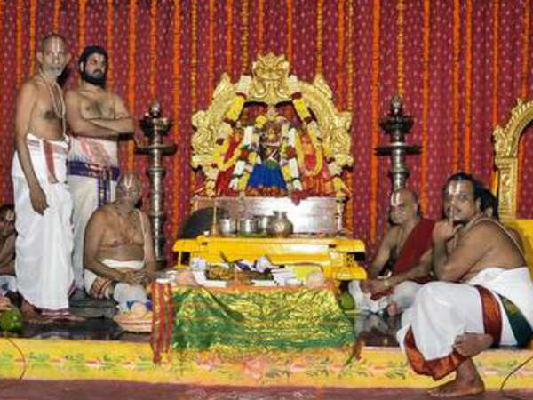 Celebration of Bhadradri Seetharama swamy brahmotsavam ..today starts with Ankurarpana Celebration of Bhadradri Seetharama swamy brahmotsavam ..today starts with Ankurarpana