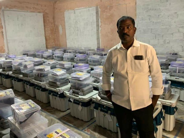 in strong room took photo evm : case registered in strong room took photo evm : case registered