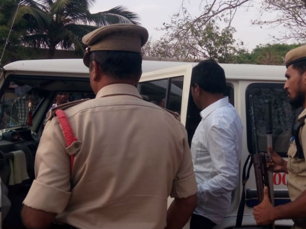 Pavans Janasena candidate smashes EVM in AP and arrested Pavans Janasena candidate smashes EVM in AP and arrested