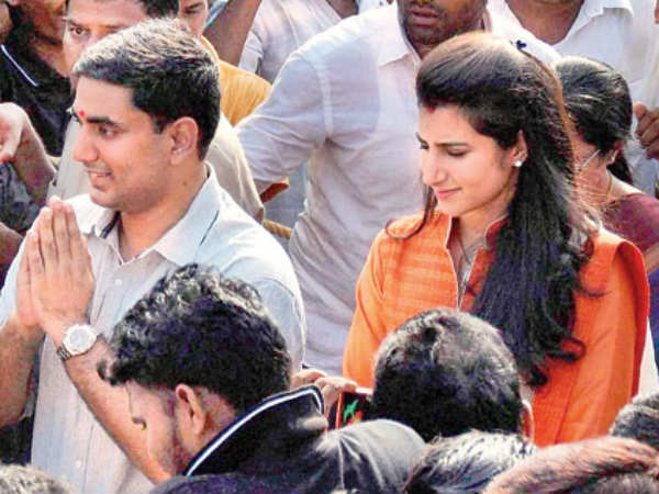 Nara and Nandamuri Family in election campaign...Brahmani in Mangalagiri campaign for Lokesh Nara and Nandamuri Family in election campaign...Brahmani in Mangalagiri campaign for Lokesh