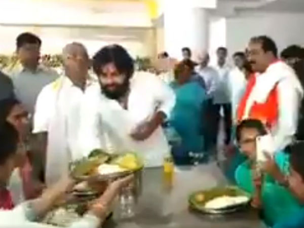 Jana Sena Party Chief Pawan Kalyan visits Venkateswara Swamy temple Jana Sena Party Chief Pawan Kalyan visits Venkateswara Swamy temple
