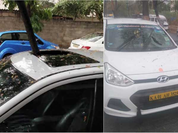 Strong winds and hailstorm in Bengaluru bring respite from scorching heat Strong winds and hailstorm in Bengaluru bring respite from scorching heat