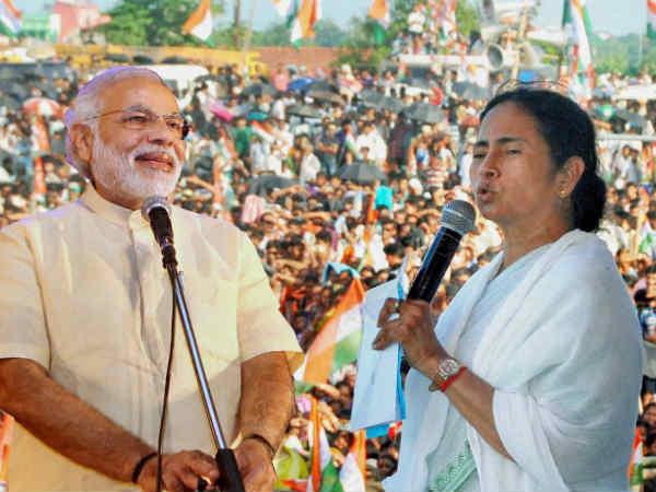 Scared Of Her Own Shadow PM Modi Targets Mamata Banerjee At Bengal Rally Scared Of Her Own Shadow PM Modi Targets Mamata Banerjee At Bengal Rally