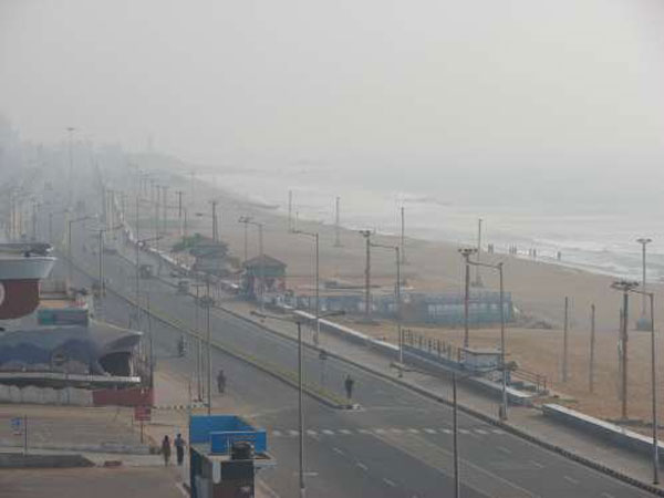 Protest on Removal of idols at RK Beach .. demanded re-arrangement of statues Protest on Removal of idols at RK Beach .. demanded re-arrangement of statues