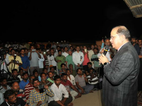 కార్మికుల బాధకు చలించిన రాయబారి