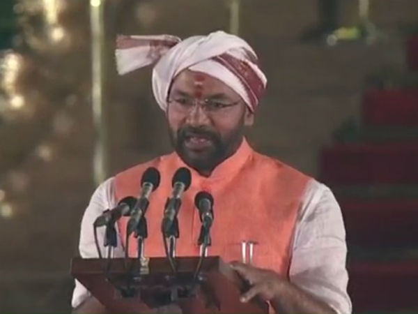 kishan reddy oath ceremony mistakes president corrected kishan reddy oath ceremony mistakes president corrected