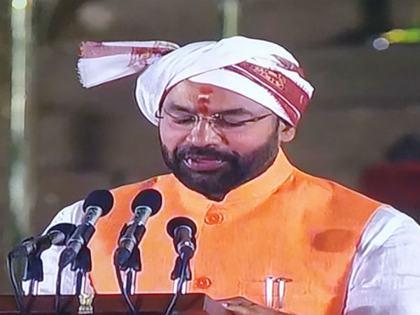 kishan reddy oath ceremony in modi cabinet kishan reddy oath ceremony in modi cabinet