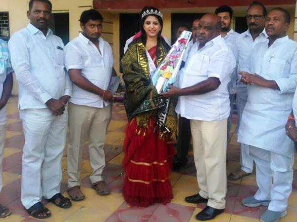 adilabad woman stands as runner up in misses india competition adilabad woman stands as runner up in misses india competition