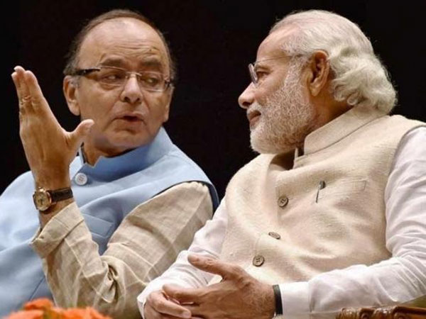PM Narendra Modi Meets Arun Jaitley At His Residence PM Narendra Modi Meets Arun Jaitley At His Residence