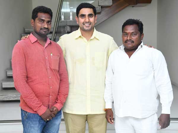 After Poll results, first time Nara Lokesh meets Party workers After Poll results, first time Nara Lokesh meets Party workers