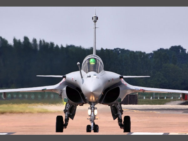 Rafale replica outside residence opposite Congress headquarters Rafale replica outside residence opposite Congress headquarters