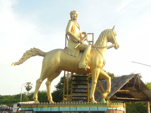 AP CM Chandababu pays tribute to sir arthor cotton on his birth anniversary AP CM Chandababu pays tribute to sir arthor cotton on his birth anniversary