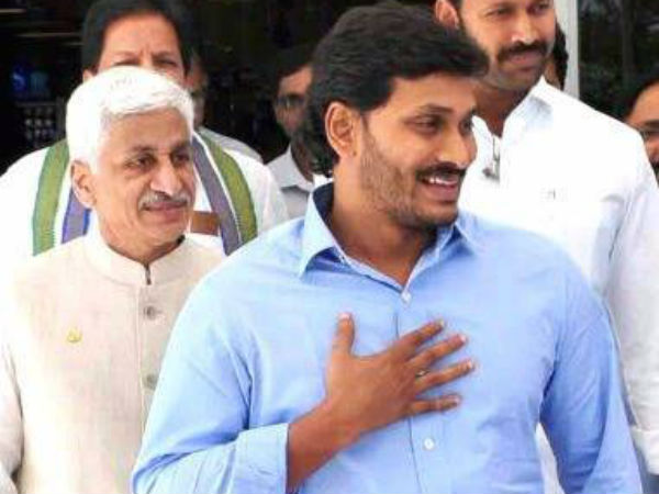 Jagan as CM Navashakam begun in navyandhra .. said Vijayasai reddy Jagan as CM Navashakam begun in navyandhra .. said Vijayasai reddy