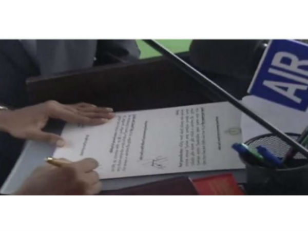 YS Jagan takes oath as Chief Minister of Andhra Pradesh, signed YS Jagan takes oath as Chief Minister of Andhra Pradesh, signed