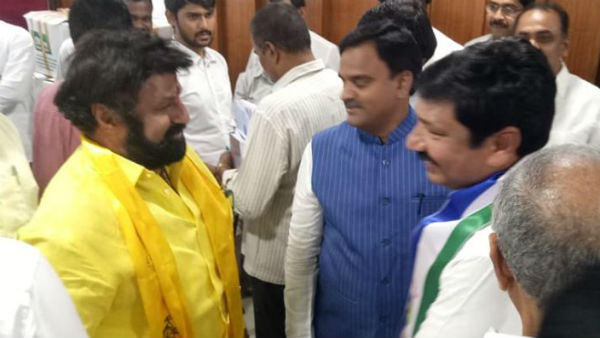 వైసీపీ ఎమ్మెల్యేలతో బాలయ్య..