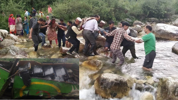 25 Dead, As Bus Falls In Gorge In Himachal Pradesh 25 Dead, As Bus Falls In Gorge In Himachal Pradesh