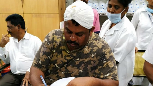 MLA Raja Singh suffered serious head injuries after the police resorted to lathi charge MLA Raja Singh suffered serious head injuries after the police resorted to lathi charge