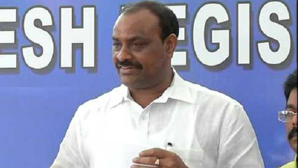 తనకు గన్ మ్యాన్ అవసరం లేడని వెనక్కు పంపి వైసీపీ తీరుపై తన నిరసన తెలియజేసిన అచ్చెన్న