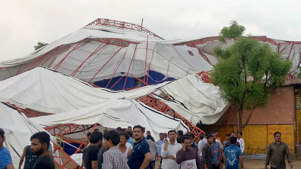 Tent collapsed in Rajasthans Barmer,14 killed several injured Tent collapsed in Rajasthans Barmer,14 killed several injured