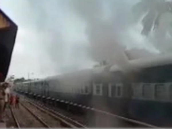 coaches of Silchar-Trivandrum Express gutted in fire coaches of Silchar-Trivandrum Express gutted in fire