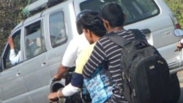 triple riding challan but its not bike rider complaint to officials triple riding challan but its not bike rider complaint to officials