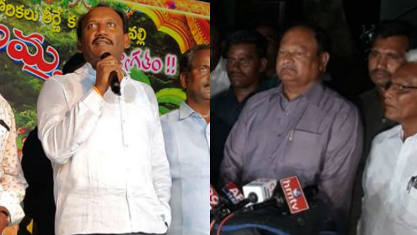 కరణం బలరాం కు ఇద్దరు భార్యలు అన్న ఆమంచి .. అఫిడవిట్ లో తప్పుడు సమాచారం అని ఆరోపణ
