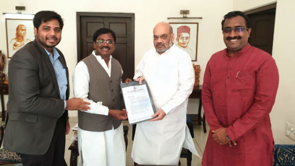 Vivek meets Amit Shah ... cleared the line ... but its the hurdle Vivek meets Amit Shah ... cleared the line ... but its the hurdle