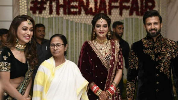 actress and newly-elected MP Nusrat Jahan hosting a grand reception actress and newly-elected MP Nusrat Jahan hosting a grand reception