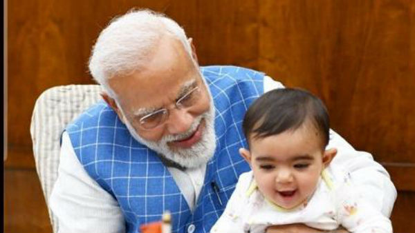 గతంలో కూడా చిన్నారులతో సరదాగా గడిపిన మోడీ