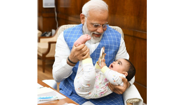 మోడీ ఛాంబర్లో ప్రత్యేక అతిథి