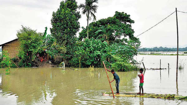 Assam flood situation worsens; 8.69 lakh people in 21 districts affected Assam flood situation worsens; 8.69 lakh people in 21 districts affected