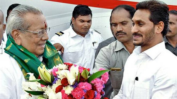 AP CM Jagan meeting with AP Governor Biswabhushan Hari Chandan today AP CM Jagan meeting with AP Governor Biswabhushan Hari Chandan today