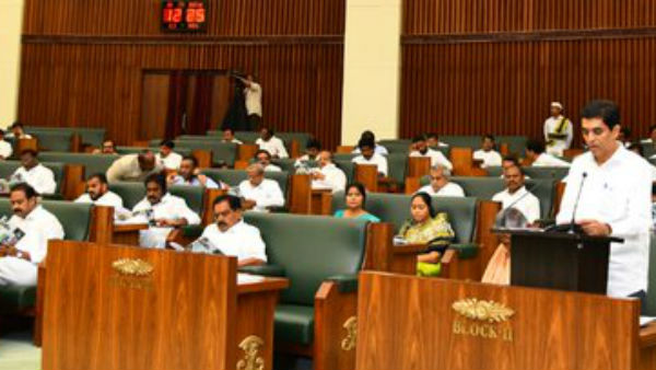 YCP MLA Rambabu ultimatum on floor for his resignation if discussion not taken up on defections YCP MLA Rambabu ultimatum on floor for his resignation if discussion not taken up on defections