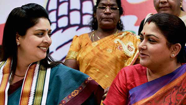 సినీ తారలు కుష్బు, నగ్మా