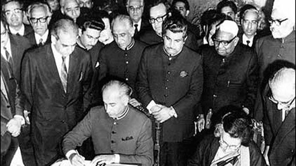 1971 యుద్ధం జరిగిన తర్వాత షిమ్లా ఒప్పందం
