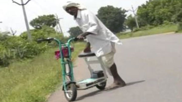 a man gifted a battery bike to his farmer father a man gifted a battery bike to his farmer father