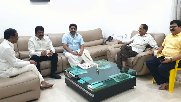 బోండా ఉమాతో బుద్దావ వెంకన్న చర్చలు..