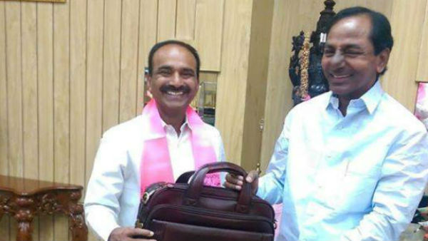 bjp backed on minister eetala rajender bjp backed on minister eetala rajender