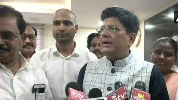 YSRCP MPs meeting with Union Railways Minister Piyush Goyal for Waltair Division YSRCP MPs meeting with Union Railways Minister Piyush Goyal for Waltair Division