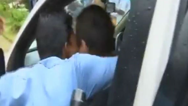Rahul Gandhi gets kissed by man in Kerala during Wayanad visit Rahul Gandhi gets kissed by man in Kerala during Wayanad visit