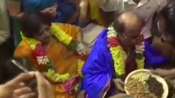 Rajinikanth visits Lord Athi Varadars shrine in Kanchipuram Rajinikanth visits Lord Athi Varadars shrine in Kanchipuram