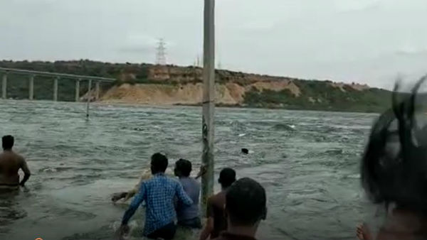A young man Drown in the stream of Nagarjuna Sagar water flow. A young man Drown in the stream of Nagarjuna Sagar water flow.
